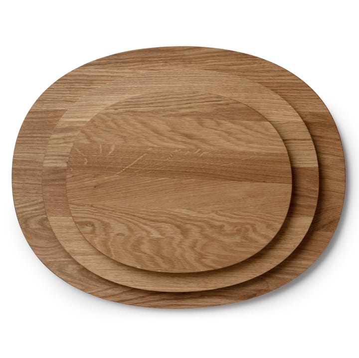 Raami serveringsbricka i ek, Medium Iittala