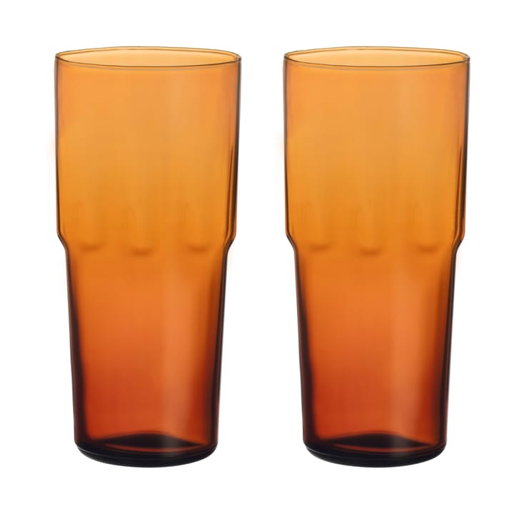 Solare dricksglas högt 39 cl 2-pack - Koppar - Iittala
