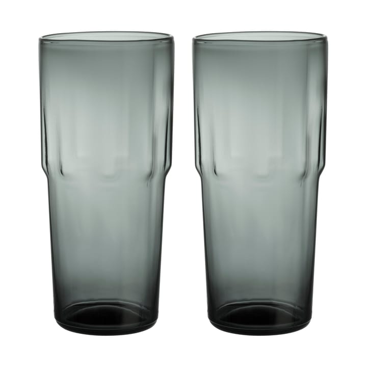 Solare dricksglas högt 39 cl 2-pack - Stålgrå - Iittala