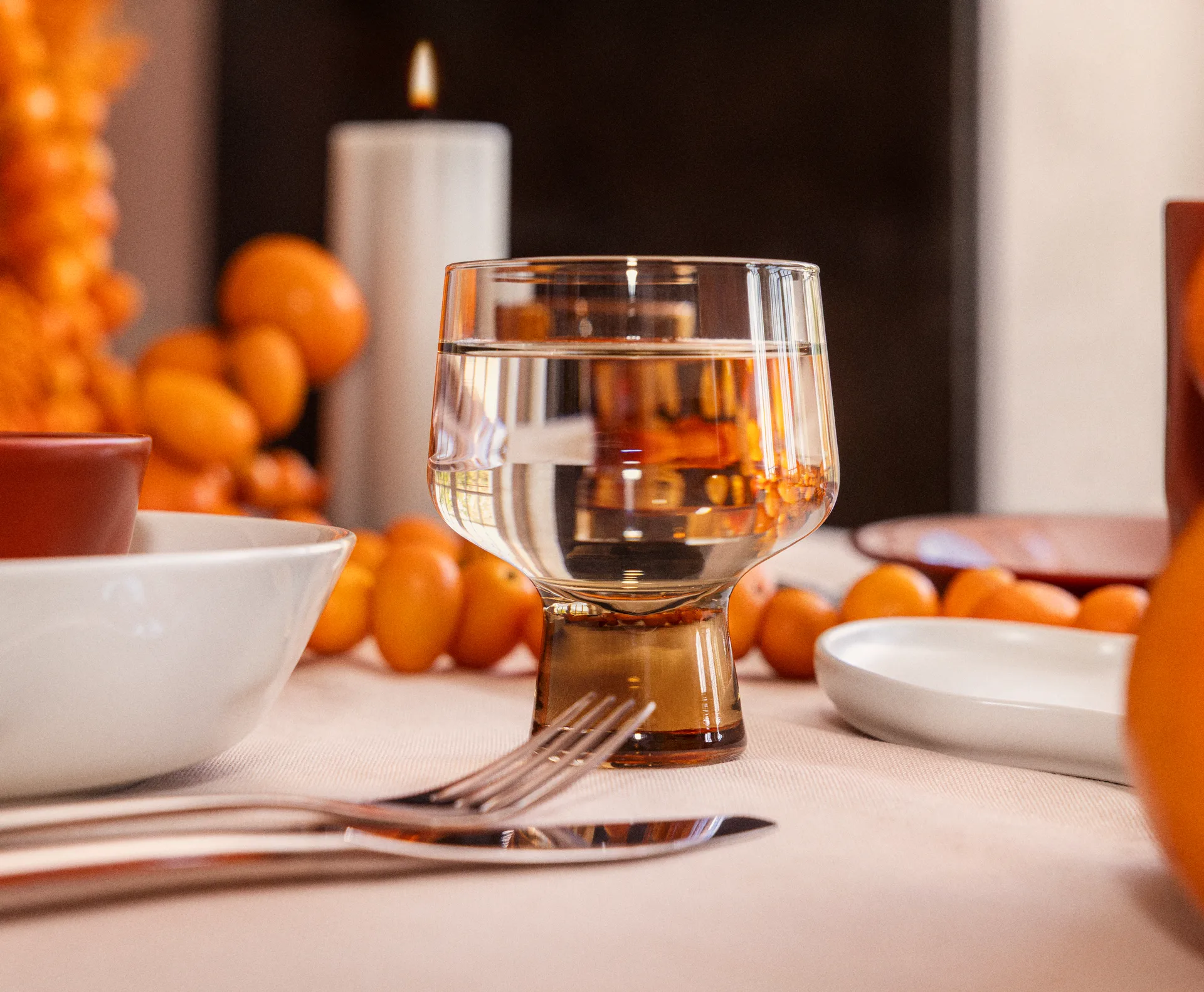 Solare glas på fot 29 cl 2-pack, Linne Iittala