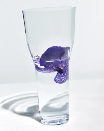 Solare vas hög Ø12x26 cm - Klar - Iittala