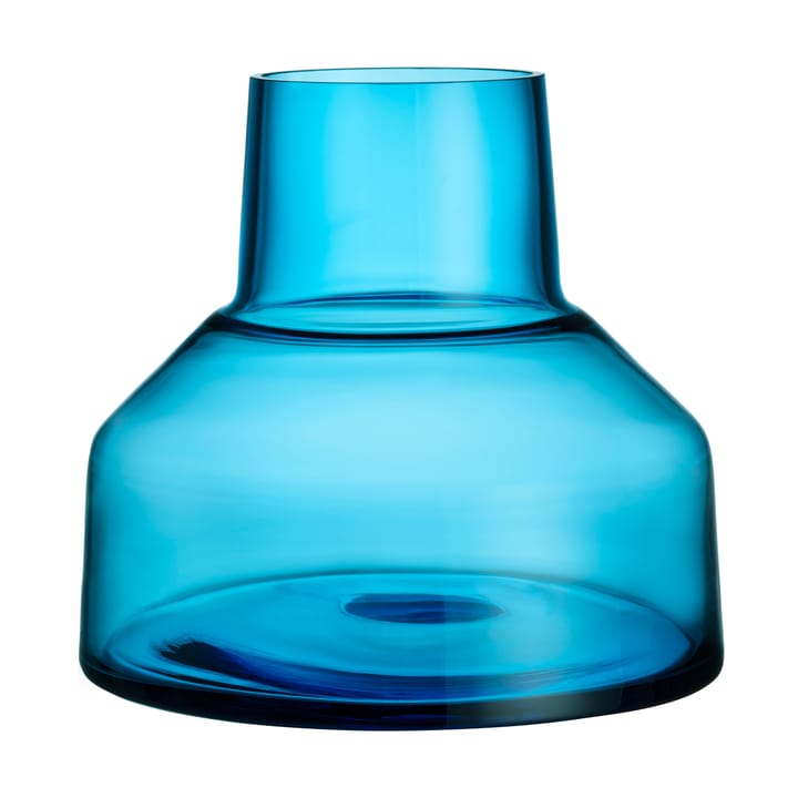 Solare vas låg 20xØ22 cm - Elektrisk blå - Iittala