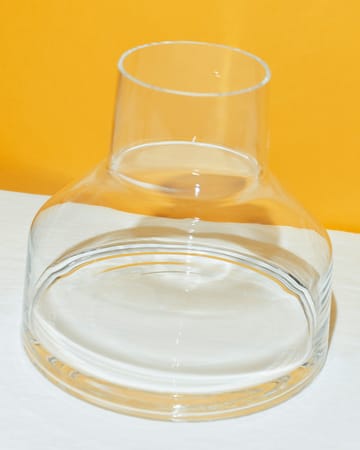 Solare vas låg 20xØ22 cm - Klar - Iittala