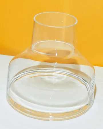 Solare vas låg Ø22x20 cm - Klar - Iittala