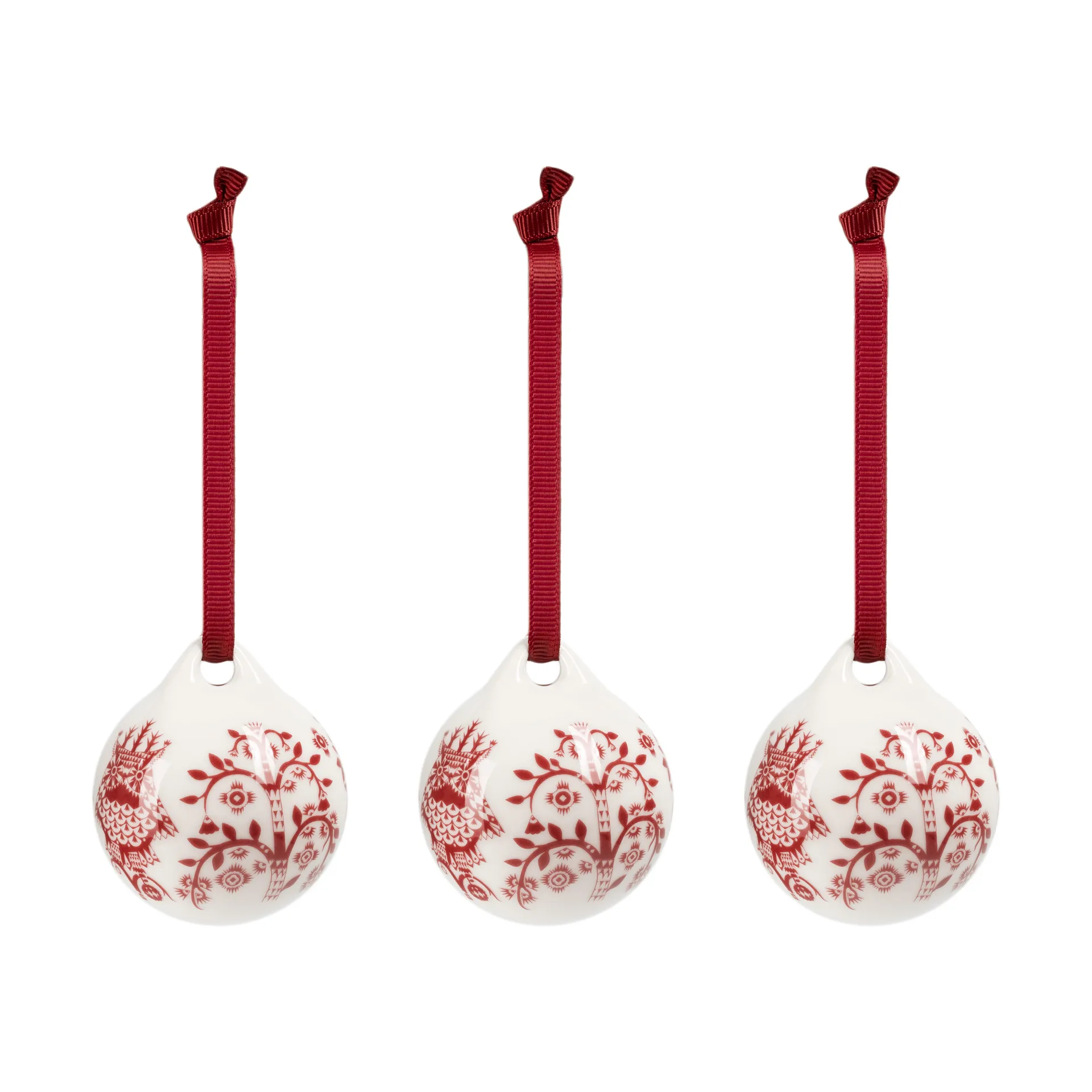 Taika dekoration, Granatröd, 5 cm, 3-pack Iittala