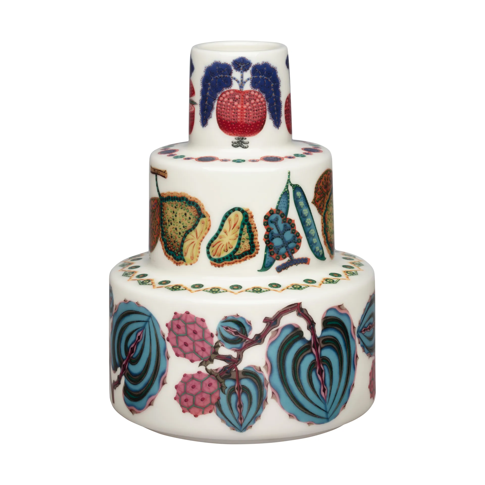 Taika Sato vas Ø13x18 cm, Vit-flerfärgad Iittala