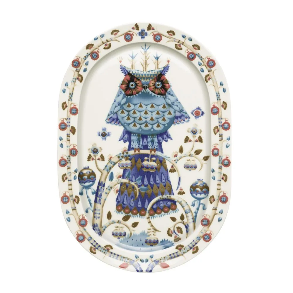 Taika serveringsfat, vit Iittala