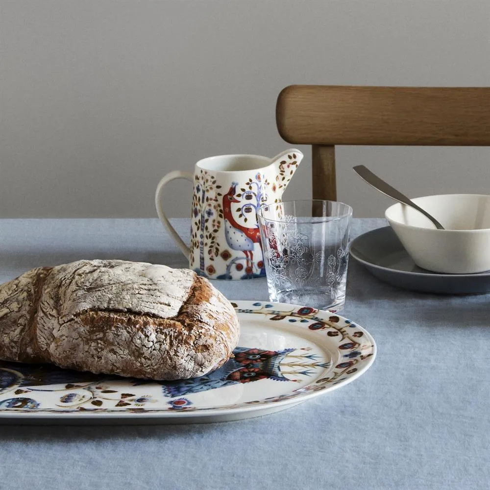 Taika serveringsfat, vit Iittala