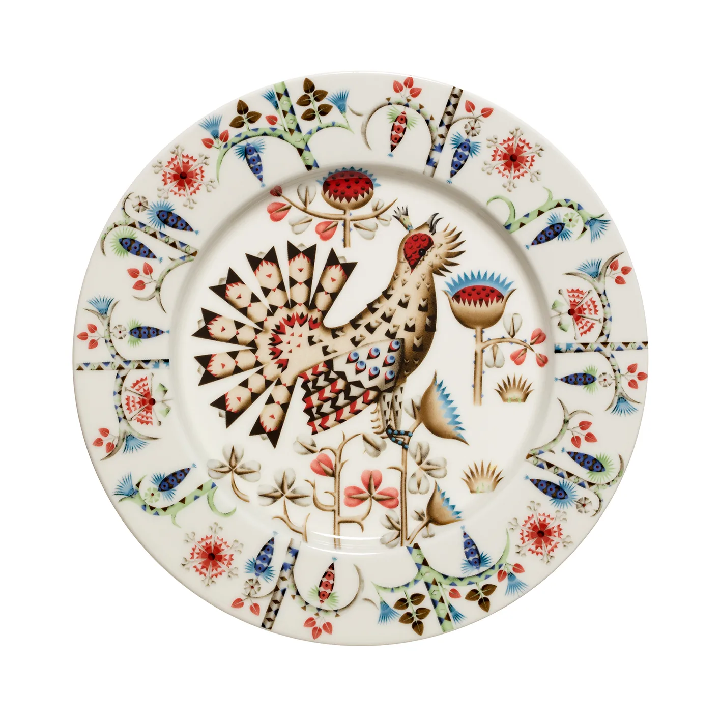 Taika Siimes assiett 22 cm, Vit Iittala