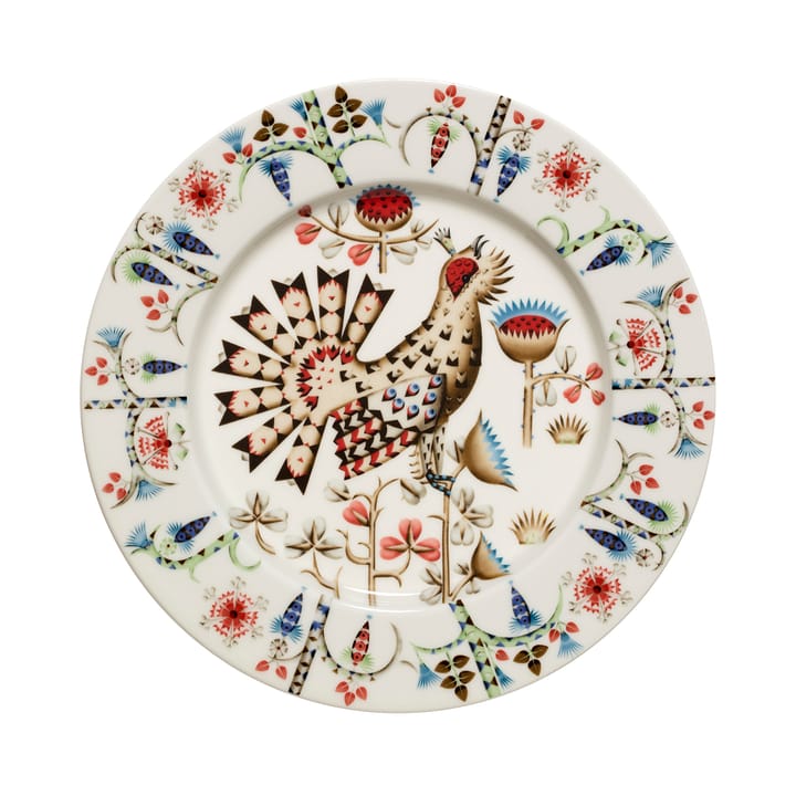 Taika Siimes assiett 22 cm, Vit Iittala