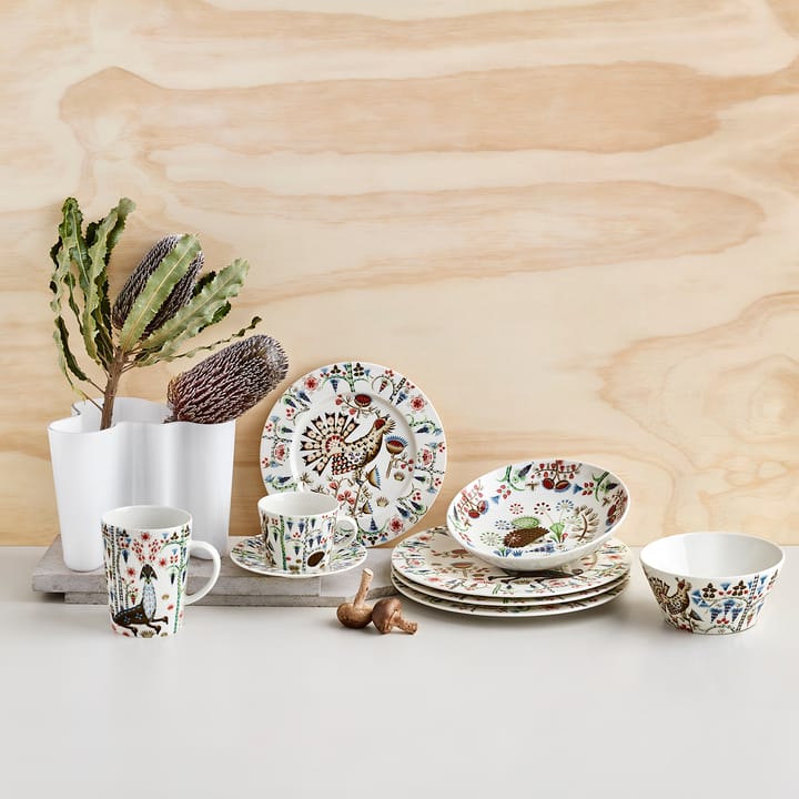 Taika Siimes kaffefat 15 cm, Vit Iittala