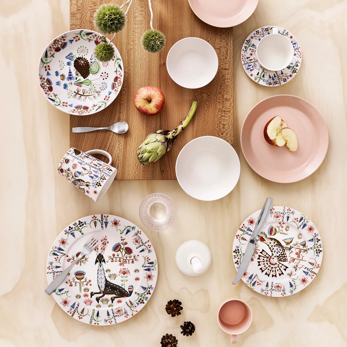 Taika Siimes mugg 40 cl, Vit Iittala