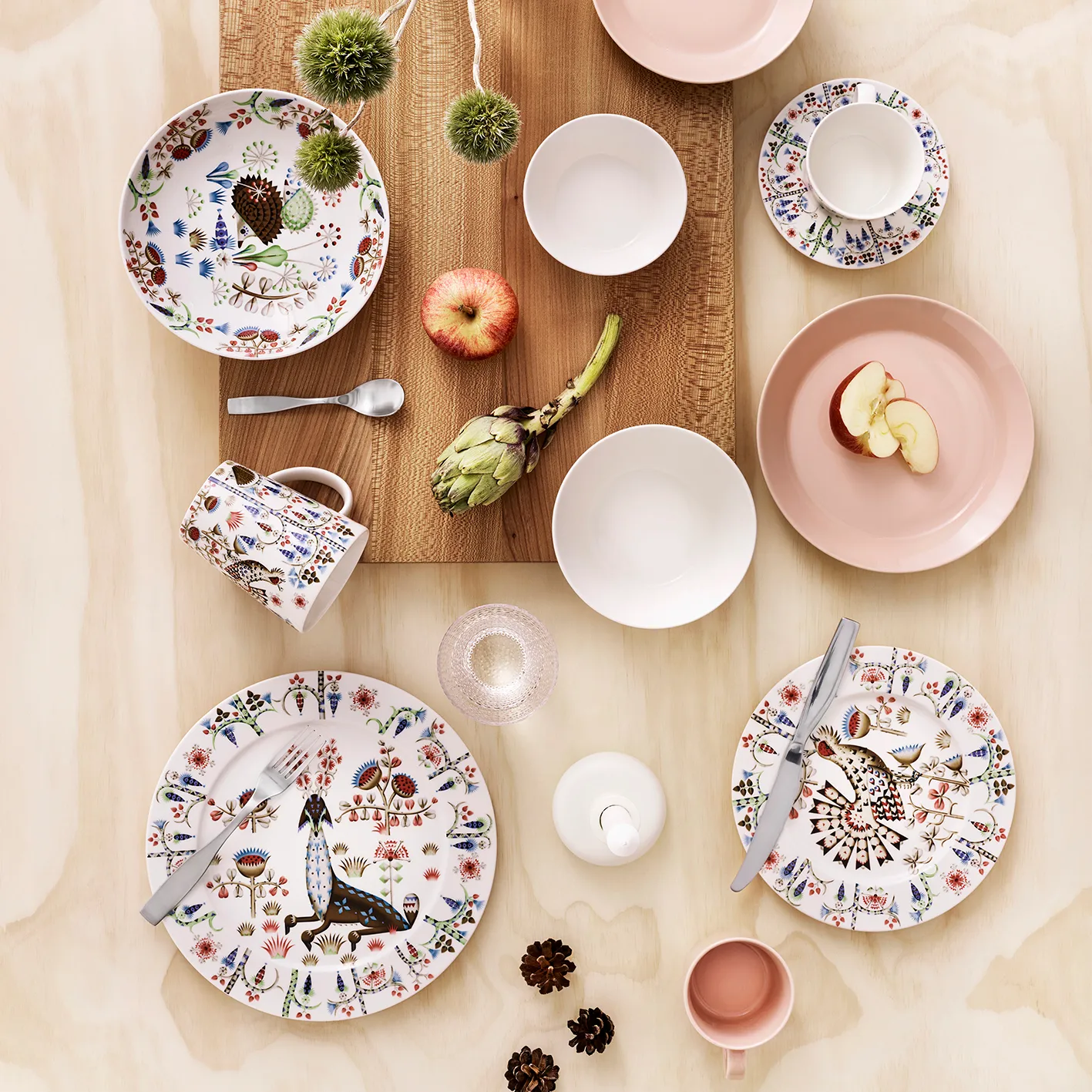 Taika Siimes tallrik 27 cm, Vit Iittala