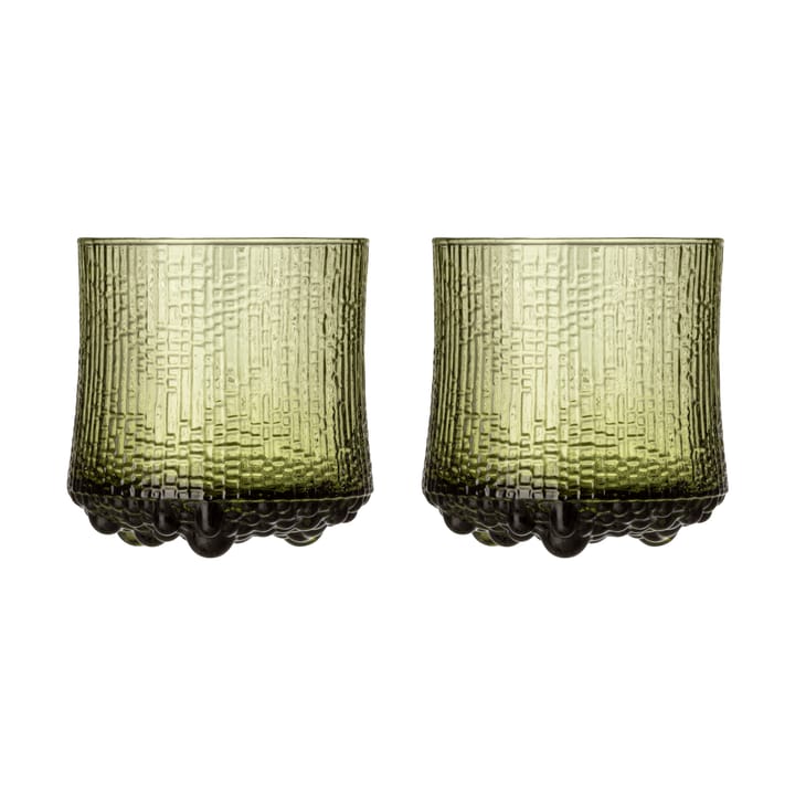 Ultima Thule On the rocks glas finsk sand 2-pack - Grön - Iittala