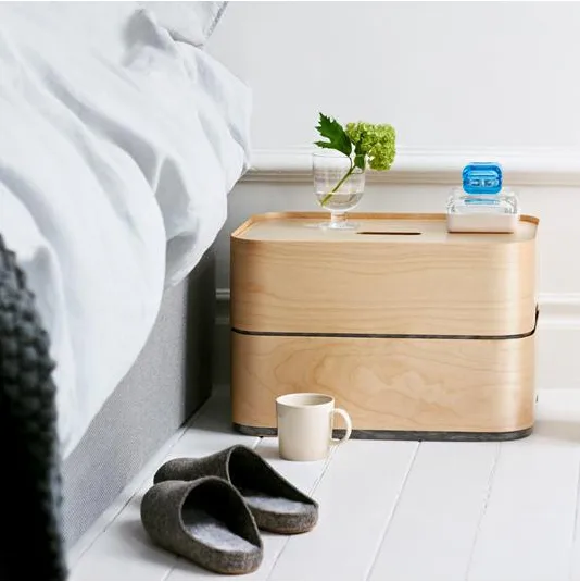 Vakka förvaringslåda liten, Askfanér Iittala