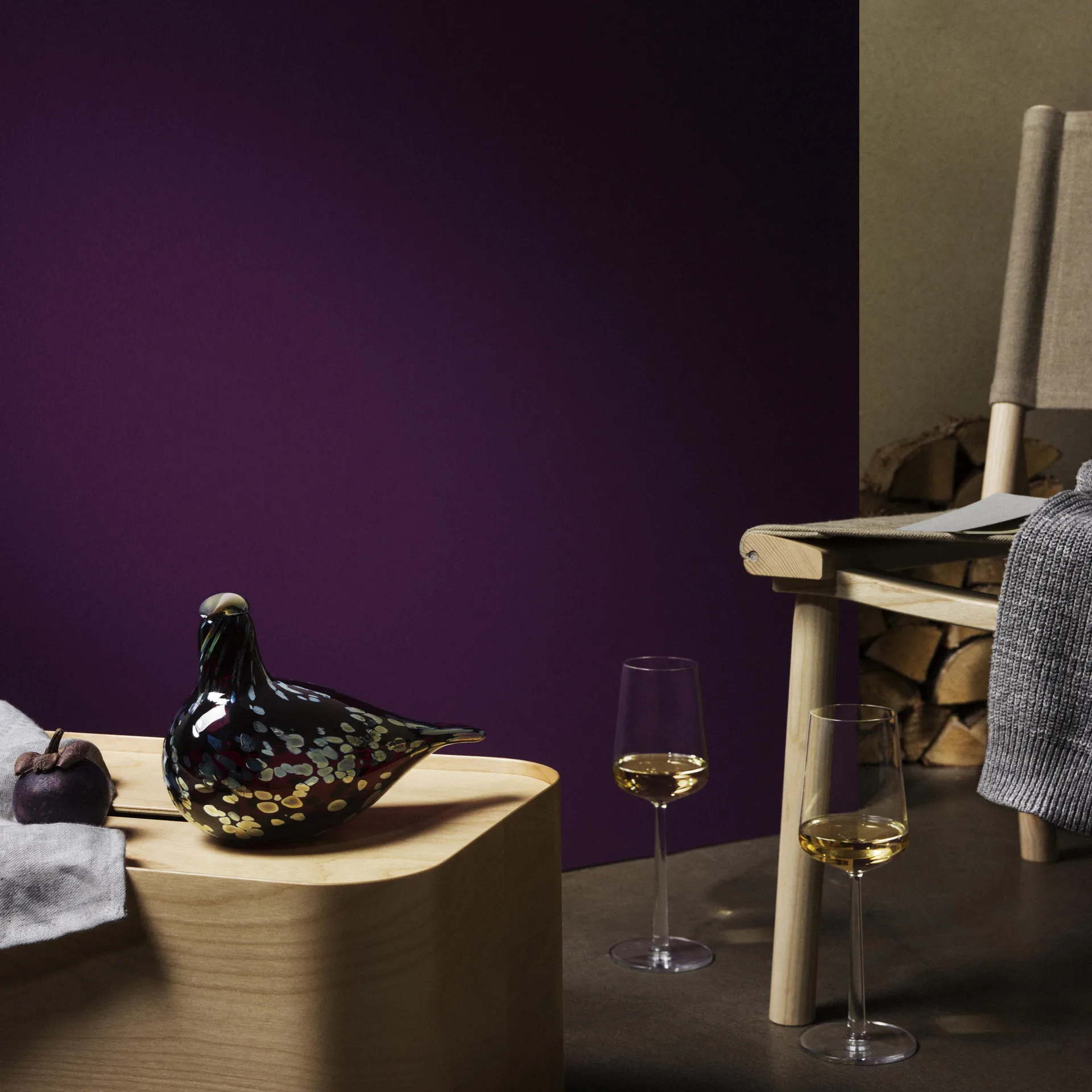 Vakka förvaringslåda stor, björkfanér Iittala