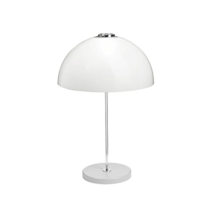 Kupoli bordslampa - grå, metalldetaljer, vit skärm - Innolux