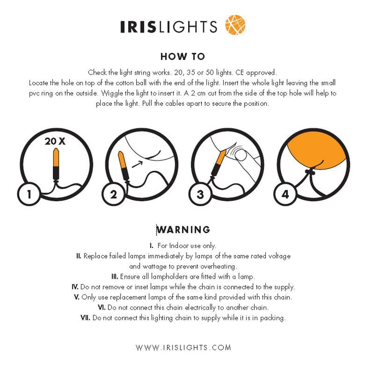 Irislights Celebrations - 35 bollar - Irislights