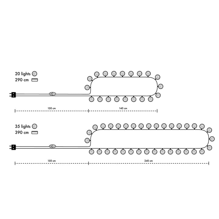 Irislights Graphic Grey - 35 bollar - Irislights