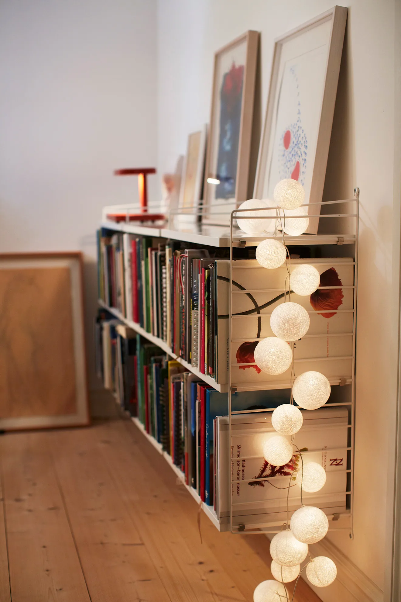 Irislights ljusslinga, Butter yellow, 35 bollar Irislights