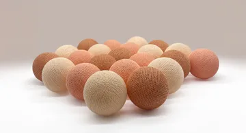 Irislights ljusslinga - Peach, 35 bollar - Irislights