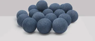 Irislights ljusslinga - Vintage blue, 35 bollar - Irislights