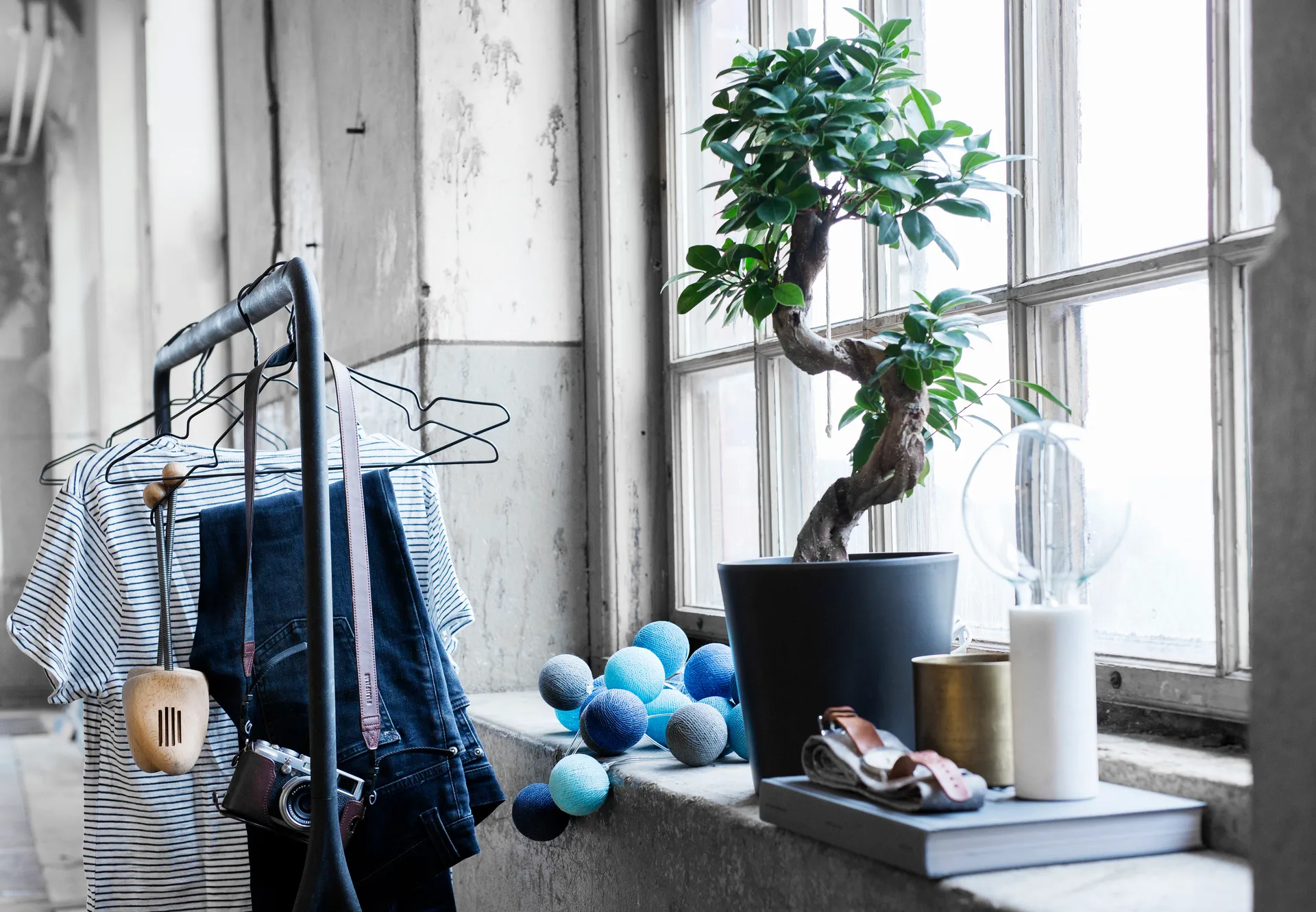 Ocean blue 35-ljus 390 cm, Blå Irislights