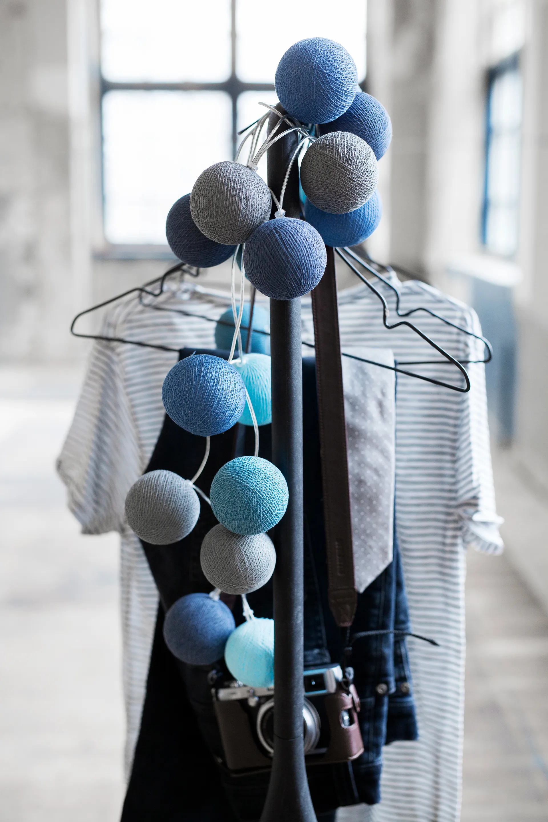 Oceans blue 20-ljus 390 cm, Blå Irislights