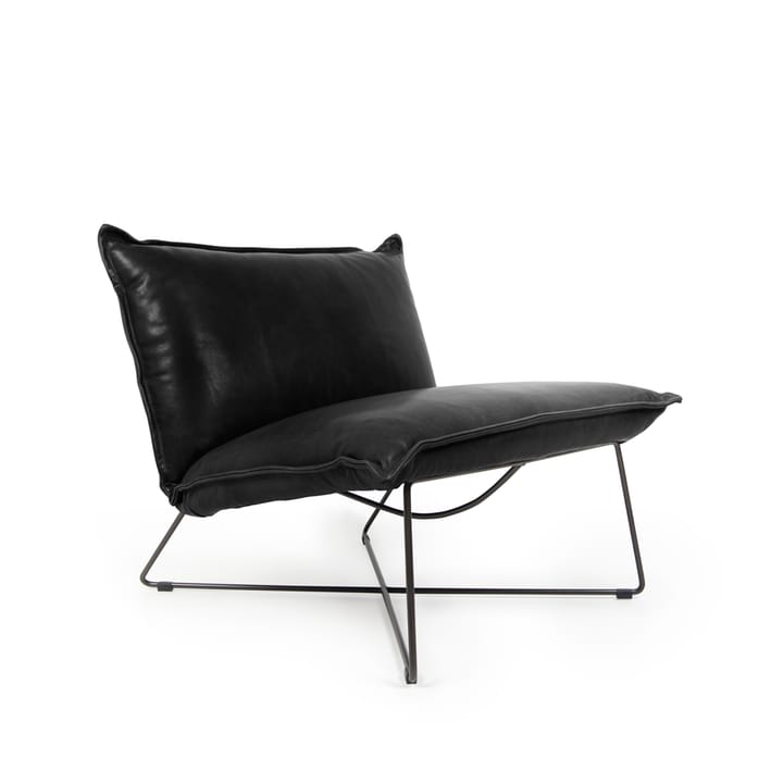 Earl fåtölj - luxor svart-rå metall/vintage - Jess Design