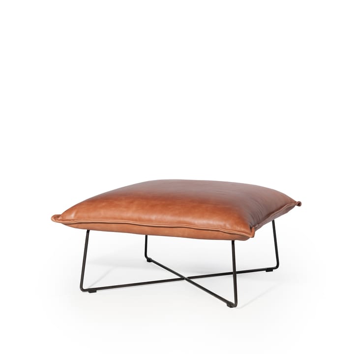 Earl fotpall - Cognac-rå metall/vintage - Jess Design