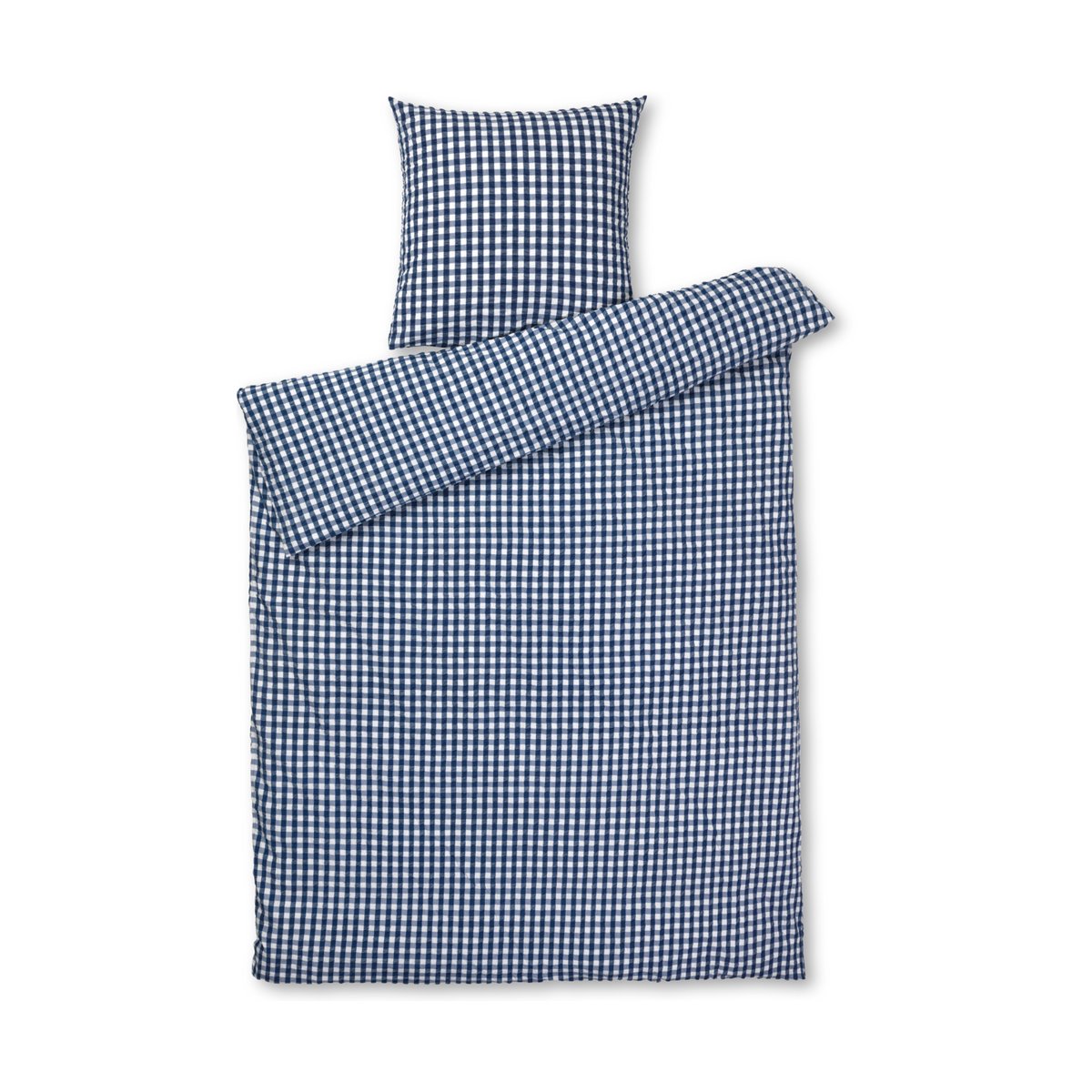 Juna Bæk&Bolge bäddset 150x210 cm Mörkblå-vit | Skandinavisk Design | Bäddset | Blå