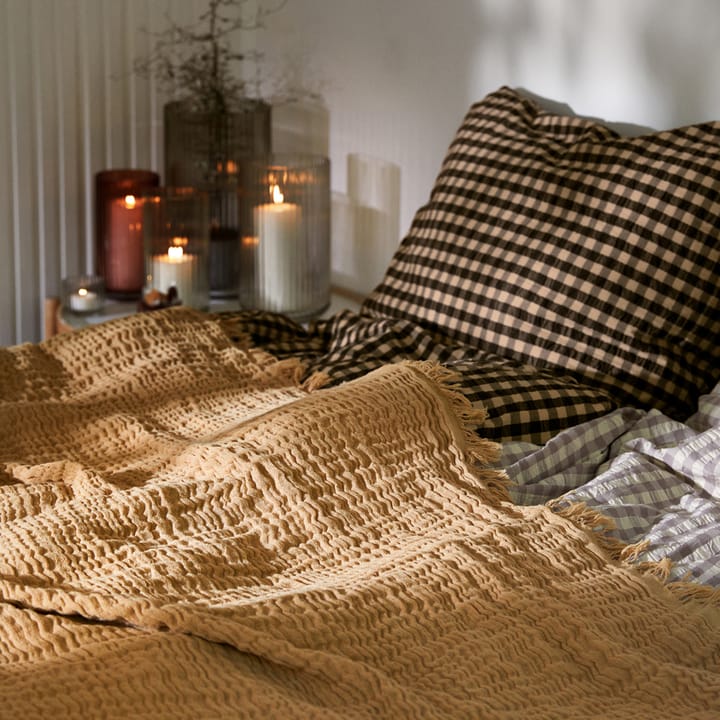 Bæk&Bølge bäddset 150x210 cm, Svart-sand Juna