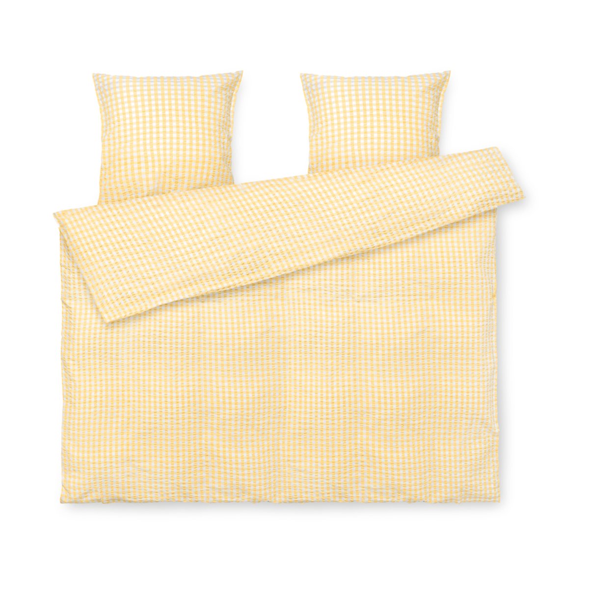 Juna Bæk&Bolge bäddset 200x220 cm Gul-vit | Skandinavisk Design | Bäddset | Gul