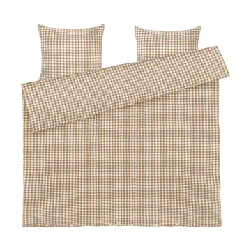 Bæk&Bølge bäddset 220x220 cm - Karamell-offwhite - Juna