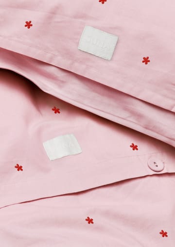 Daisy bäddset 150x210 cm - Pink-röd - Juna