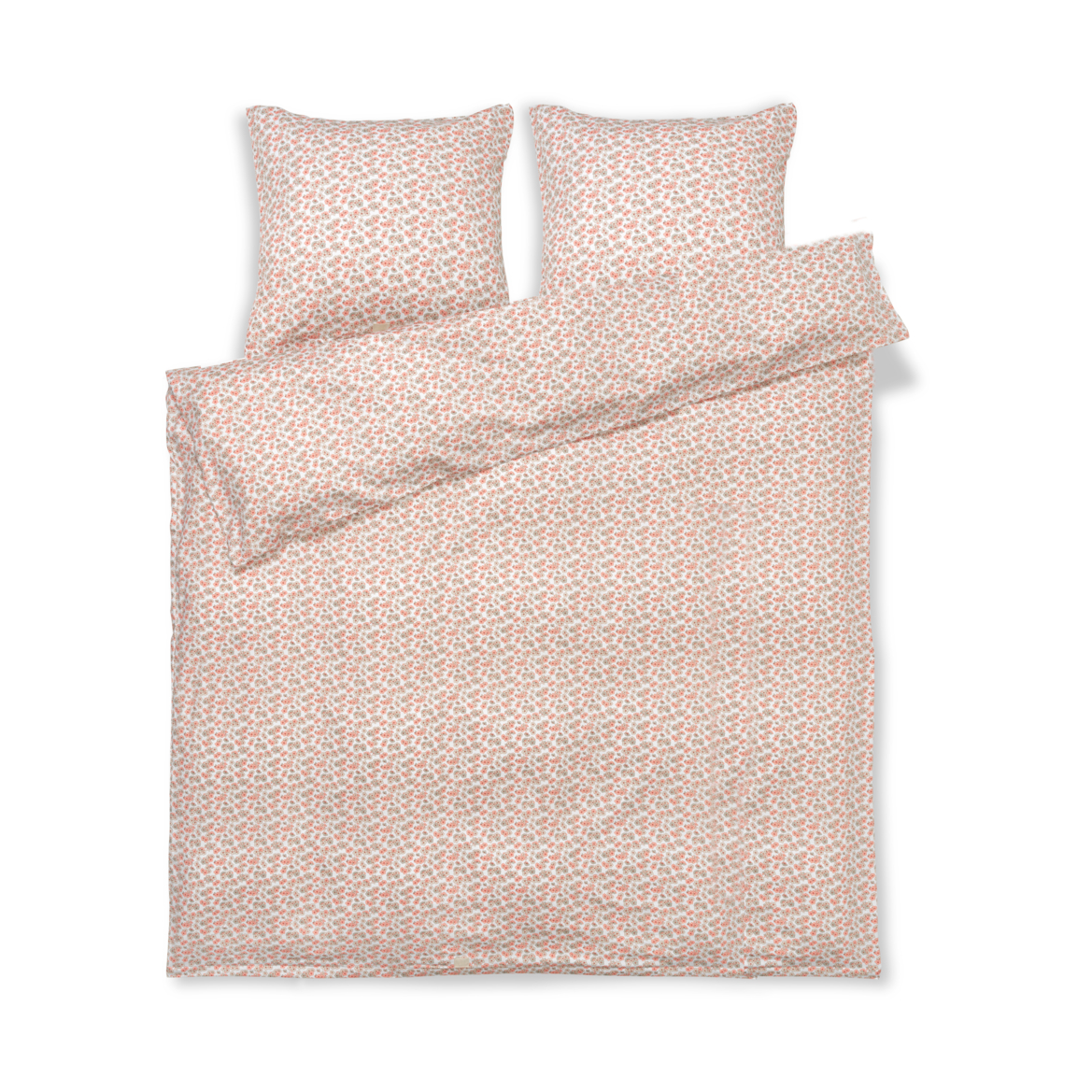 Juna Pleasantly bäddset 220x220 cm Vit-rosa | Skandinavisk Design | Bäddset | Rosa