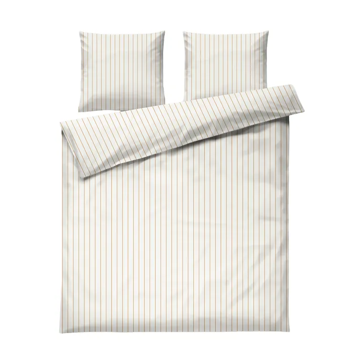 Soft Påslakanset, 220x220/2x50x60 cm - Offwhite-karamell - Juna