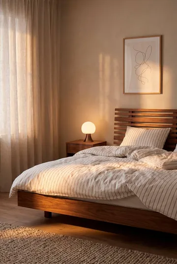 Soft Påslakanset, 220x220/2x50x60 cm - Offwhite-karamell - Juna