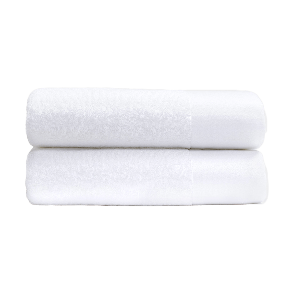 Juniper duschhandduk 70x140 cm 2-pack Snow White | Skandinavisk Design | Badlakan | Vit