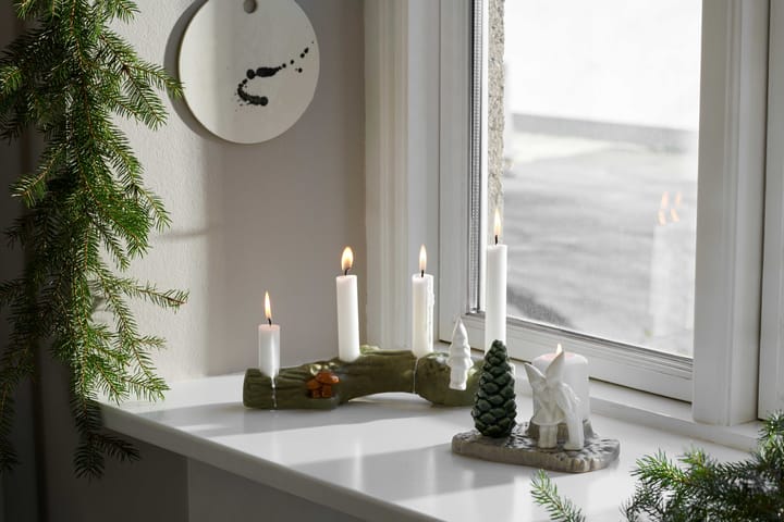 Christmas Tales adventsljusstake svamp - Grön - Kähler