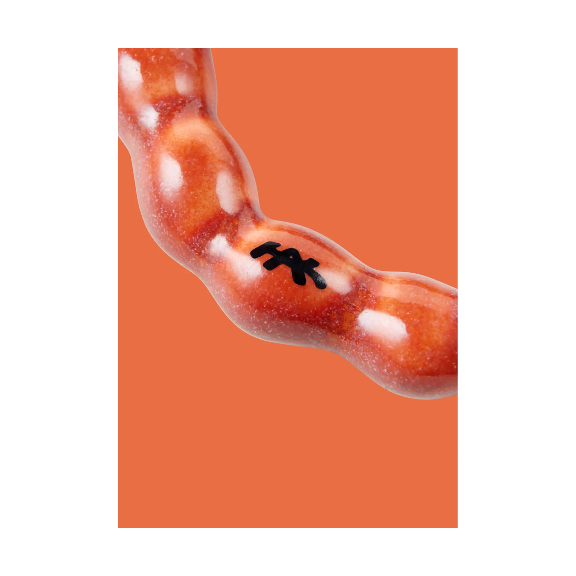 Christmas Tales krans 7 cm, Röd Kähler