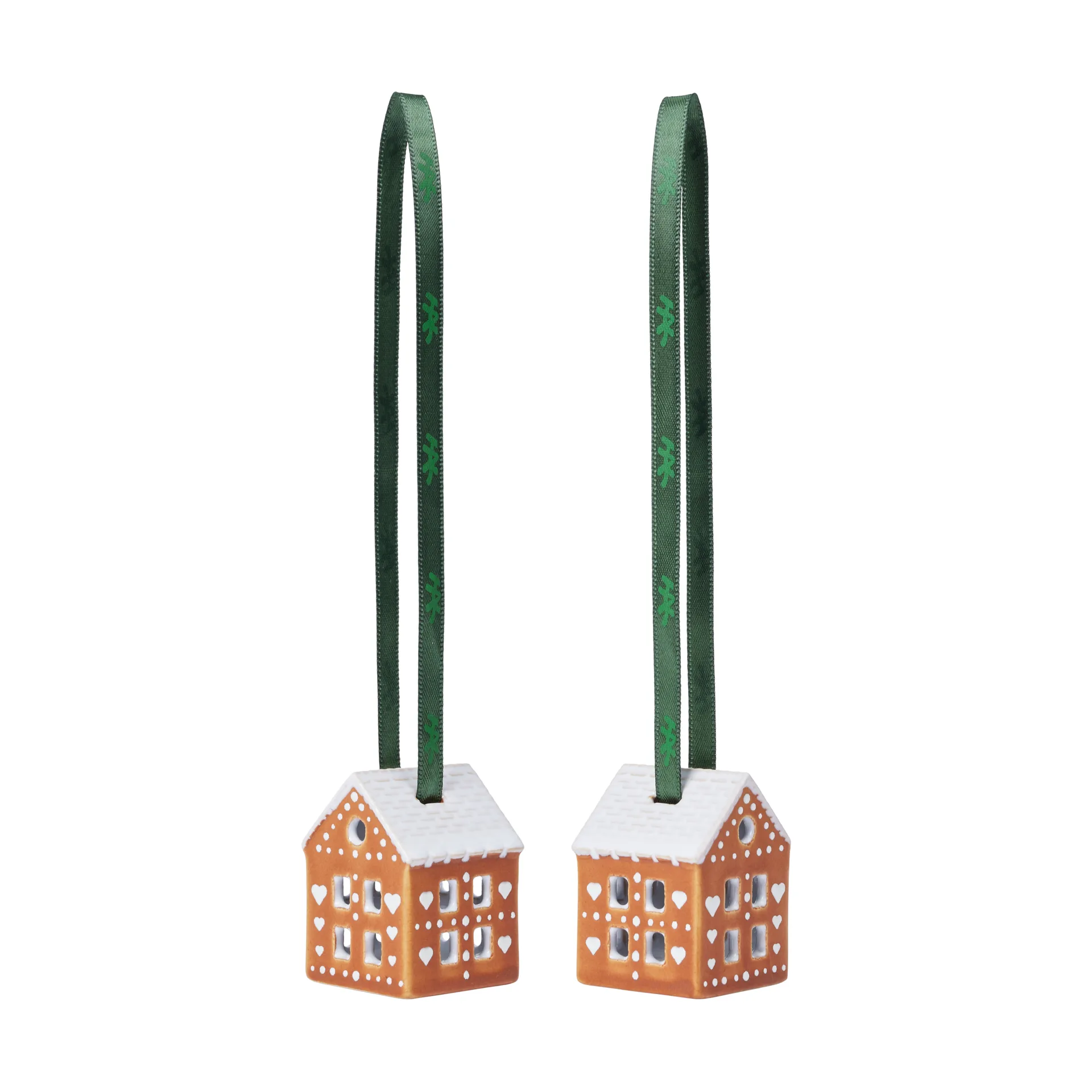 Gingerbread julhänge 5 cm 2-pack, Brun Kähler