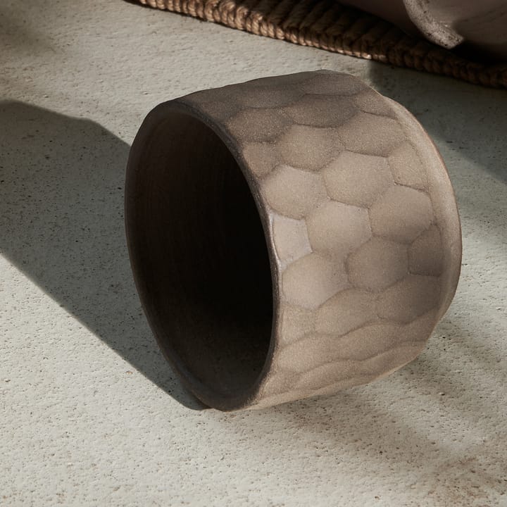 Gro blomkruka ljus sand, Ø16,5 cm Kähler
