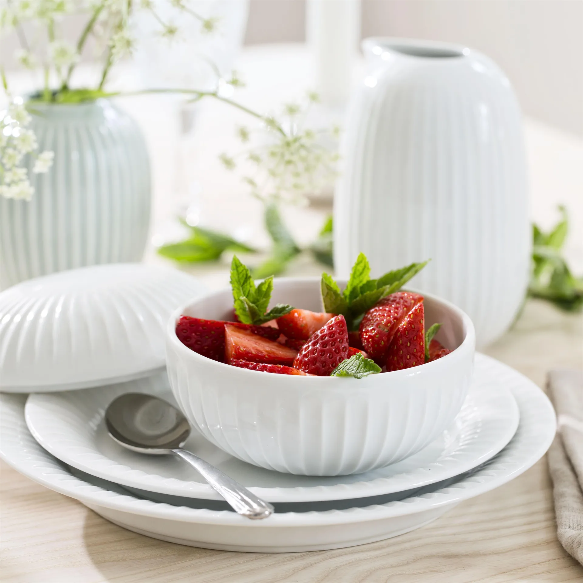 Hammershøi ask, vit Kähler