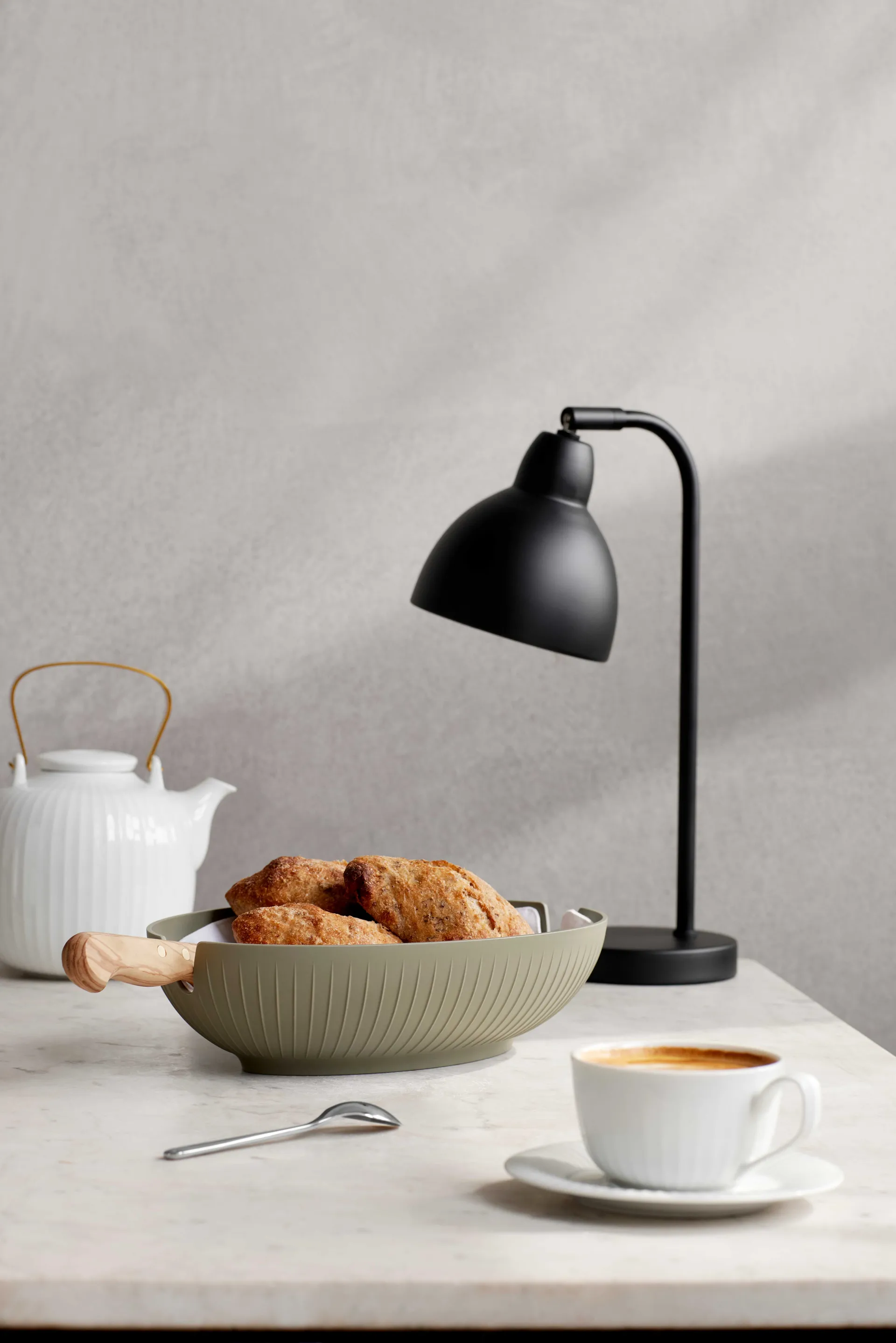 Hammershøi brödkorg, Grön Kähler