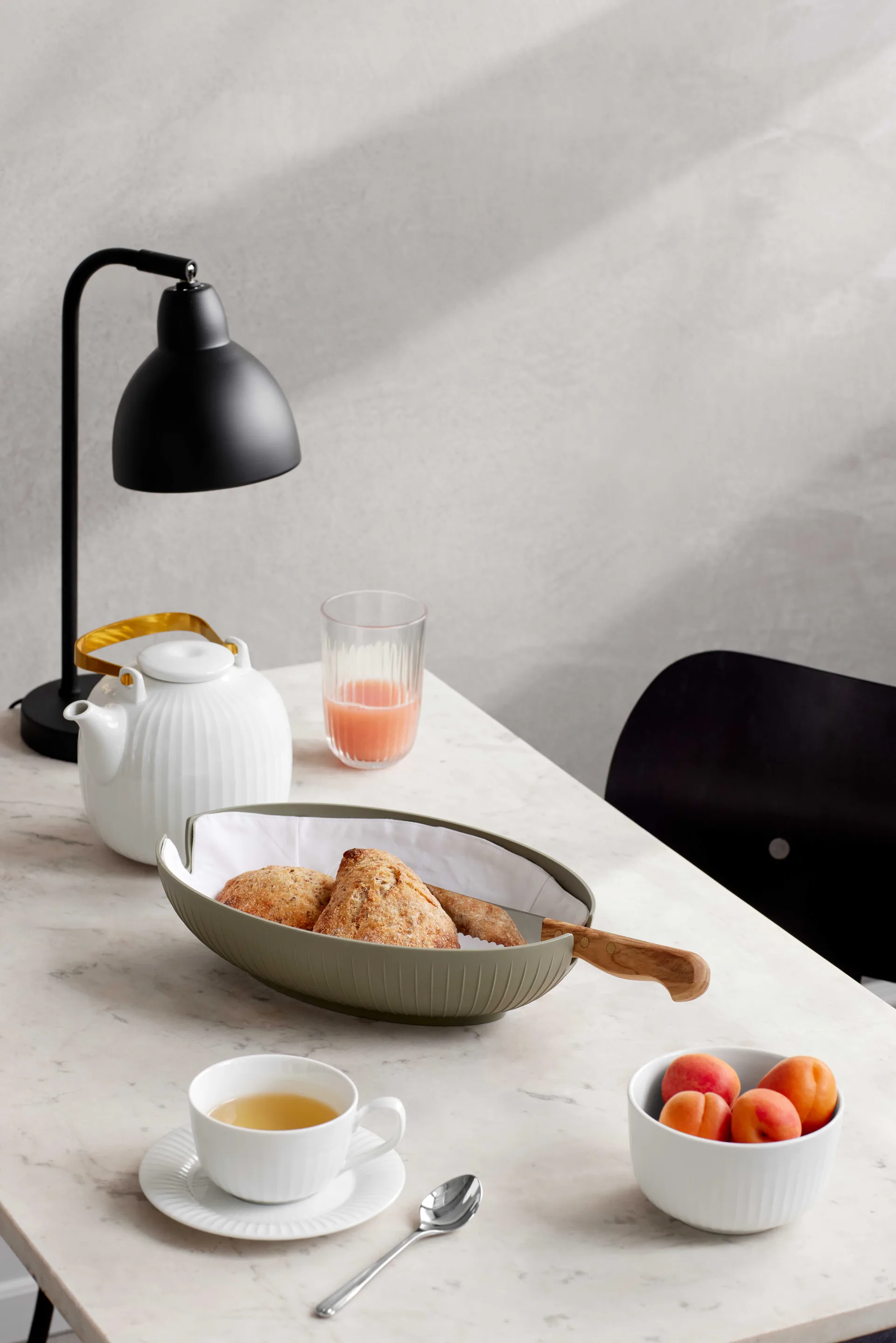 Hammershøi brödkorg, Grön Kähler