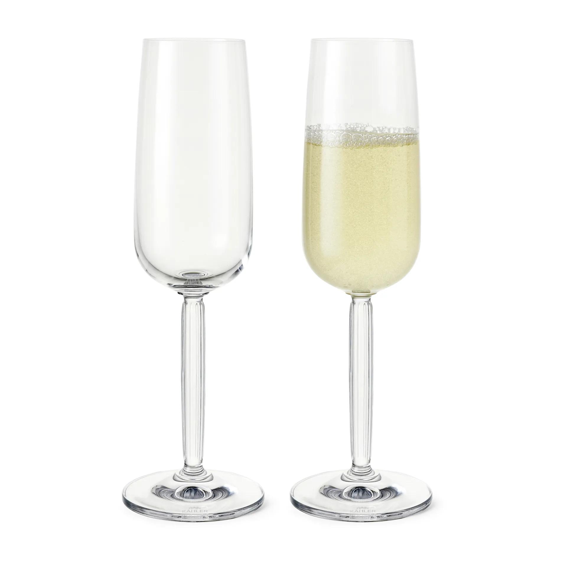Hammershøi Champagneglas 24 cl 2-pack, Klar Kähler