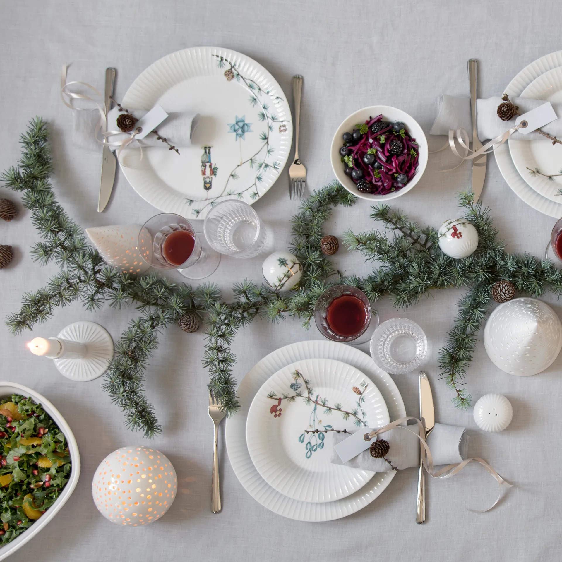 Hammershøi Christmas djup tallrik, 21 cm Kähler