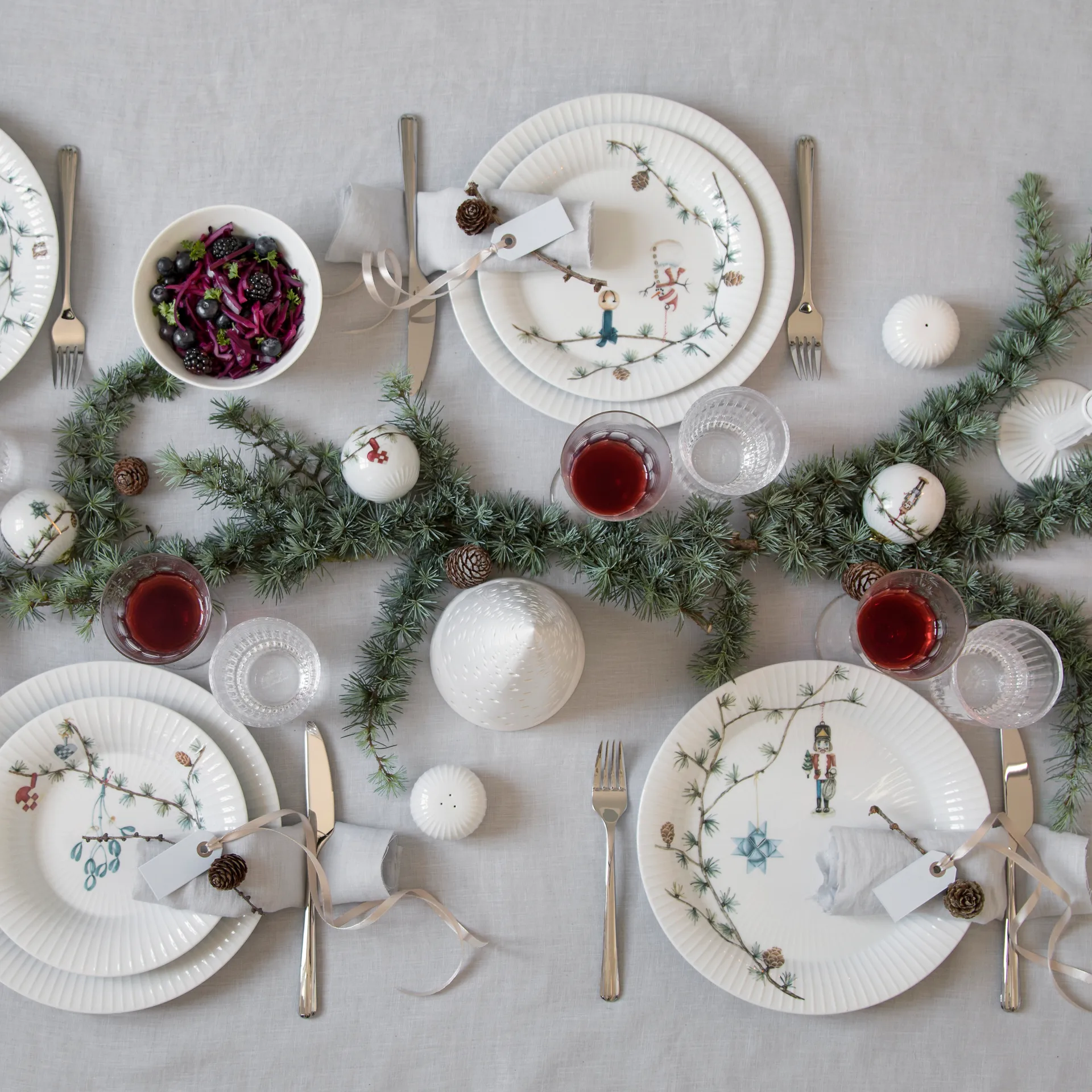 Hammershøi Christmas julservis 18 delar,  Kähler