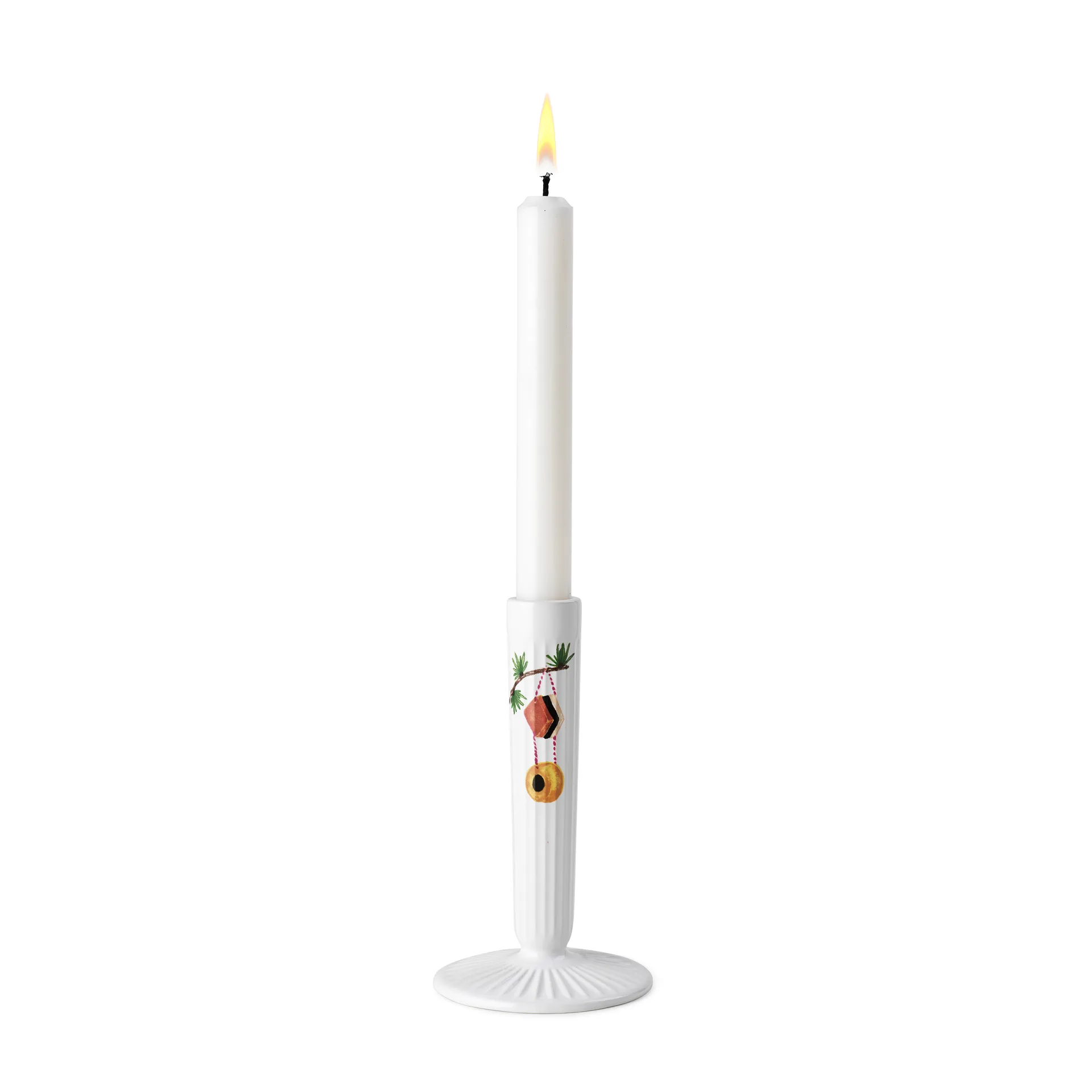 Hammershøi Christmas ljusstake vit, 16 cm Kähler